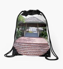 The Beautiful Riverfront Gardens Drawstring Bag