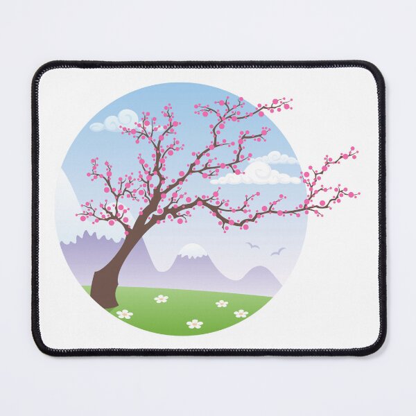 Item preview, Japanese cherry tree in bloom designed and sold by JAG2B.
