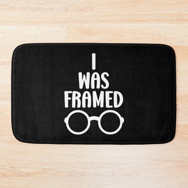 Item preview, I Was Framed Pun Quote With Eyeglasses designed and sold by Primroaddesigns.