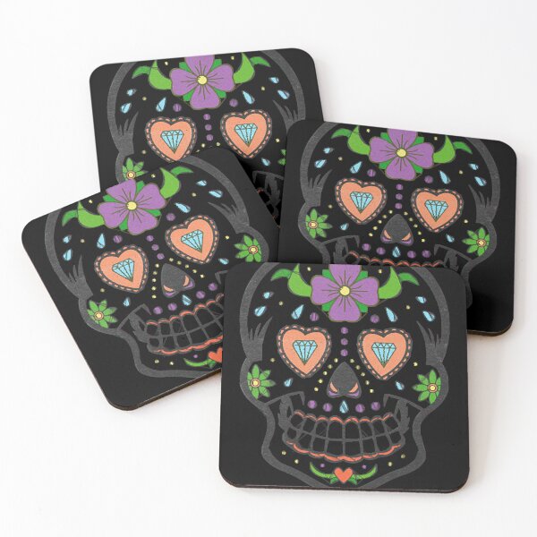 Artikelvorschau, Calavera-Dos-T-Shirt entworfen und verkauft von benedictafkgj89.