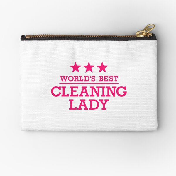World's best cleaning lady Zipper Pouch