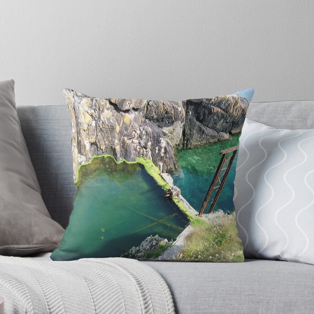 Item preview, Throw Pillow designed and sold by IOMWildFlowers.