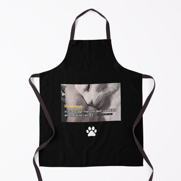 Item preview, KINDNESS IS A LANGUAGE, cat lover, animal rescuer designed and sold by GradyHills.