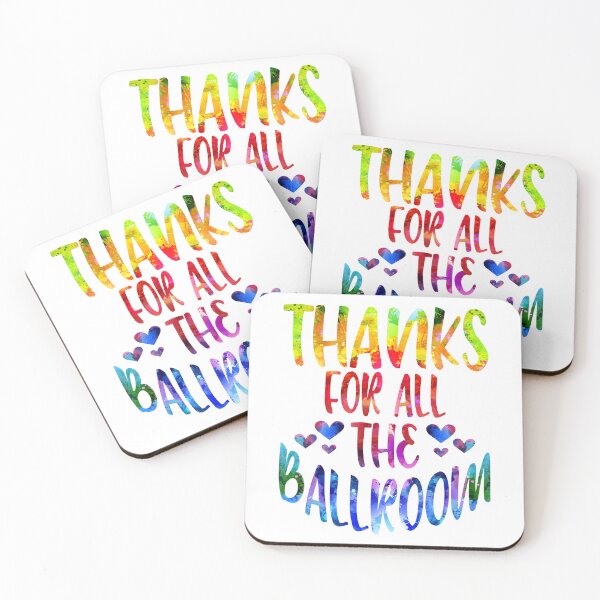 Item preview, Thanks For All The Ballroom Dance watercolor designed and sold by Byrd-Maureen.