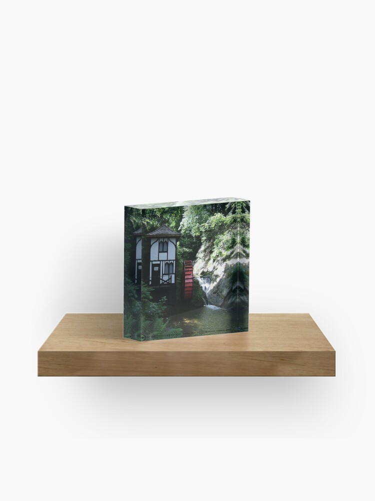 Thumbnail 1 of 5, Acrylic Block, Groudle Glen designed and sold by IOMWildFlowers.