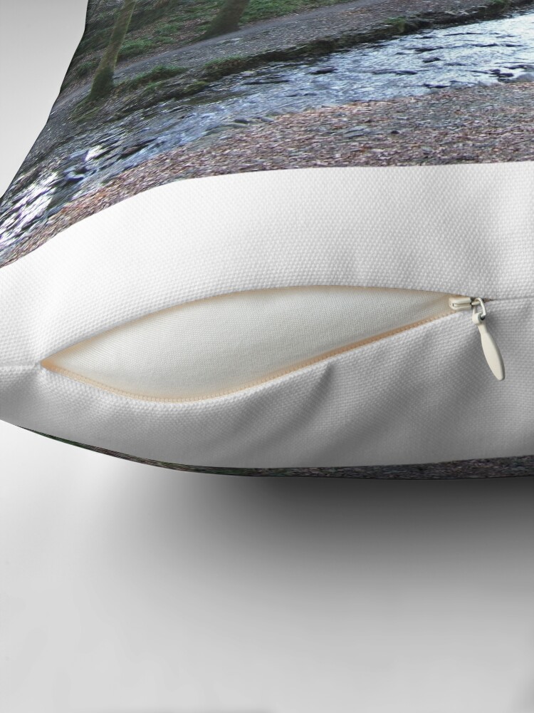 Thumbnail 2 of 4, Pillow, Groudle Glen designed and sold by IOMWildFlowers.