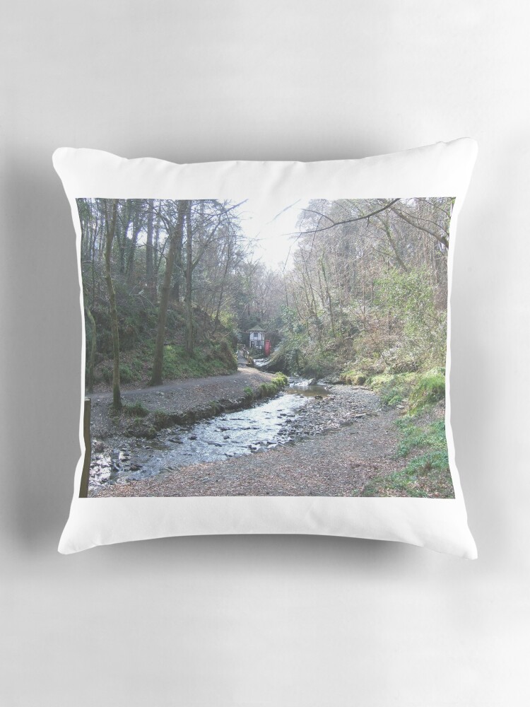 Thumbnail 3 of 4, Pillow, Groudle Glen designed and sold by IOMWildFlowers.