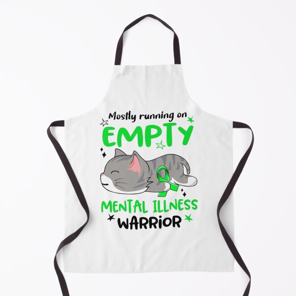 Item preview, Mental Illness Awareness, Mostly Running on Mental Illness Warrior designed and sold by Tammyilaria.