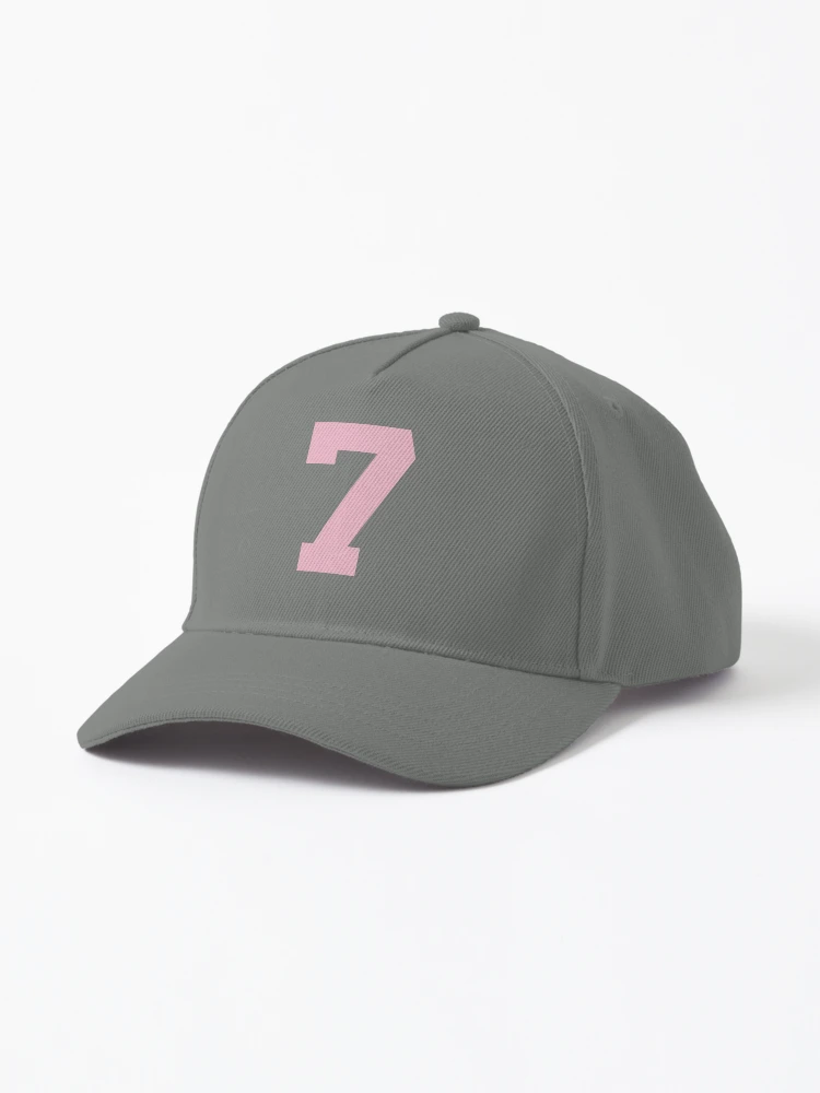 【2024 新作】 Pink 7, Number seven, 7 number Sports 帽子