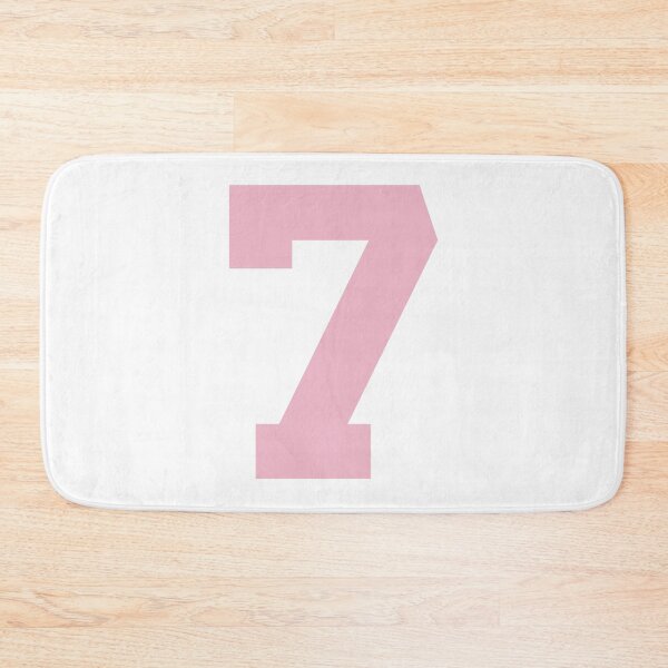 Item preview, Number 7, Pink seven, Sports number 7 designed and sold by TheCultStuff.