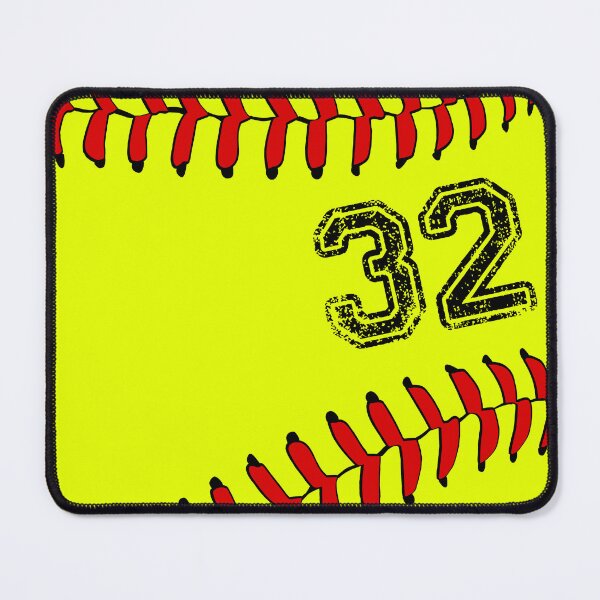 Item preview, Softball ball number 32, thirty two designed and sold by TheCultStuff.