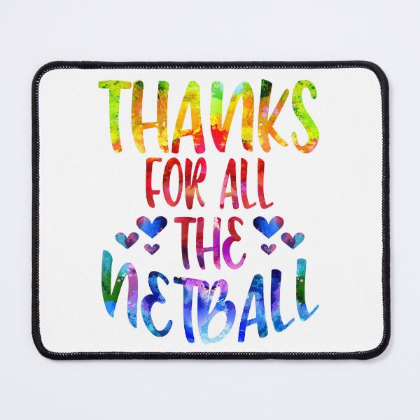 Item preview, Thanks For All The Netball watercolor designed and sold by Byrd-Maureen.