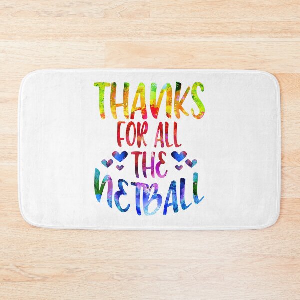 Item preview, Thanks For All The Netball watercolor designed and sold by Byrd-Maureen.