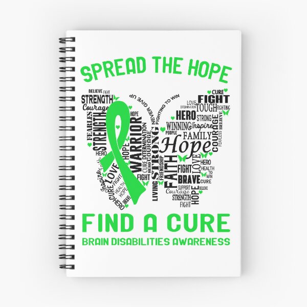 Item preview, Brain Disabilities Awareness - Spread The Hope Find A Cure designed and sold by Hilten.