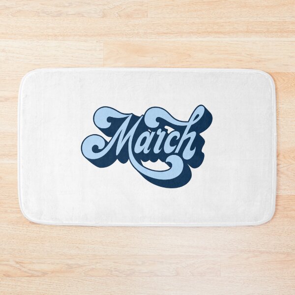 Item preview, March with beautiful blue writing designed and sold by JAG2B.