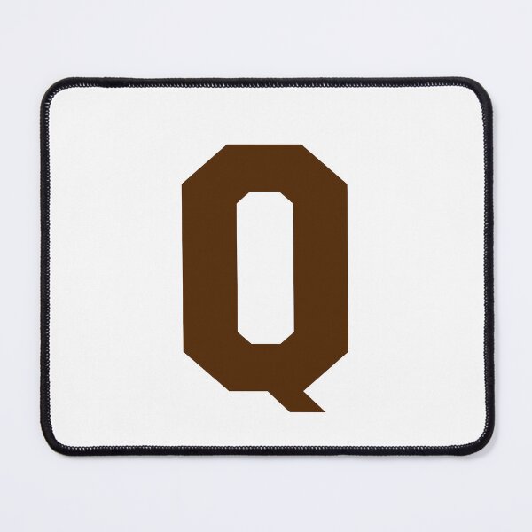 Item preview, Alphabet, Brown Q, Sports letter Q designed and sold by TheCultStuff.
