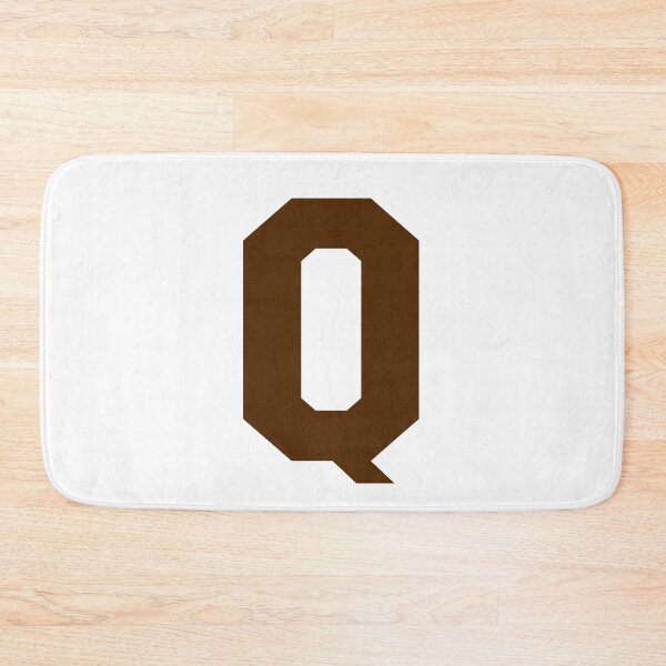 Item preview, Alphabet, Brown Q, Sports letter Q designed and sold by TheCultStuff.