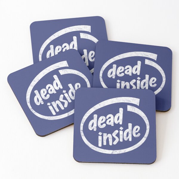 Item preview, Dead Inside - Distressed Design designed and sold by risible.