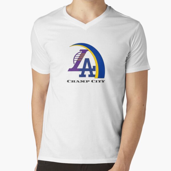 Los Angeles City Of Champions Dodgers Lakers Rams Galaxy T-Shirt