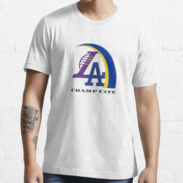 Official los Angeles Lakers Dodgers Rams City Champions T Shirt