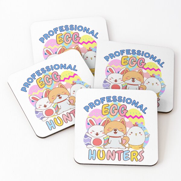 Item preview, Professional Easter Egg Hunters - Colorful Cute Cartoon Egg Hunt Easter Celebration designed and sold by Cawaiico.