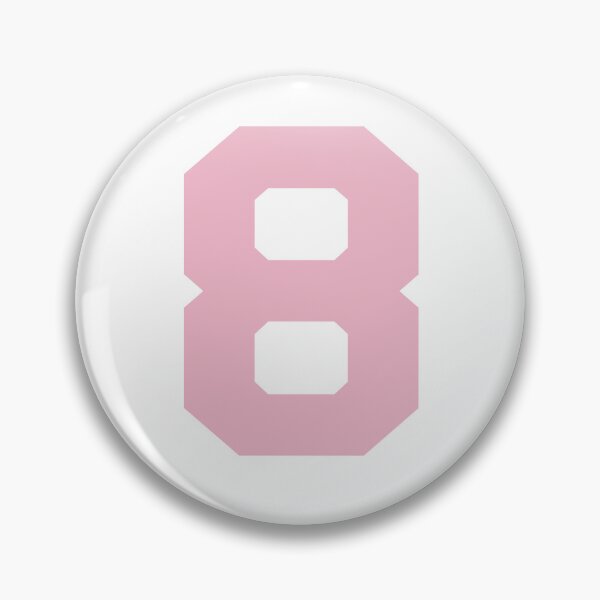 Artikelvorschau, Nummer 8, Rosa Acht, Sport Nummer 8 entworfen und verkauft von TheCultStuff.