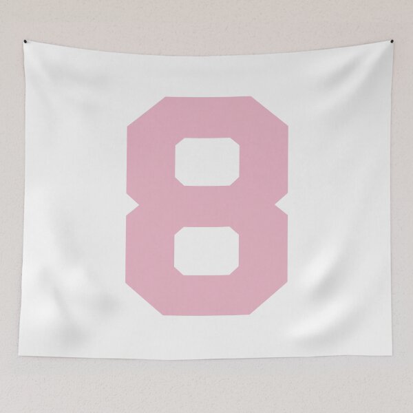 Item preview, Number 8, Pink eight, Sports number 8 designed and sold by TheCultStuff.