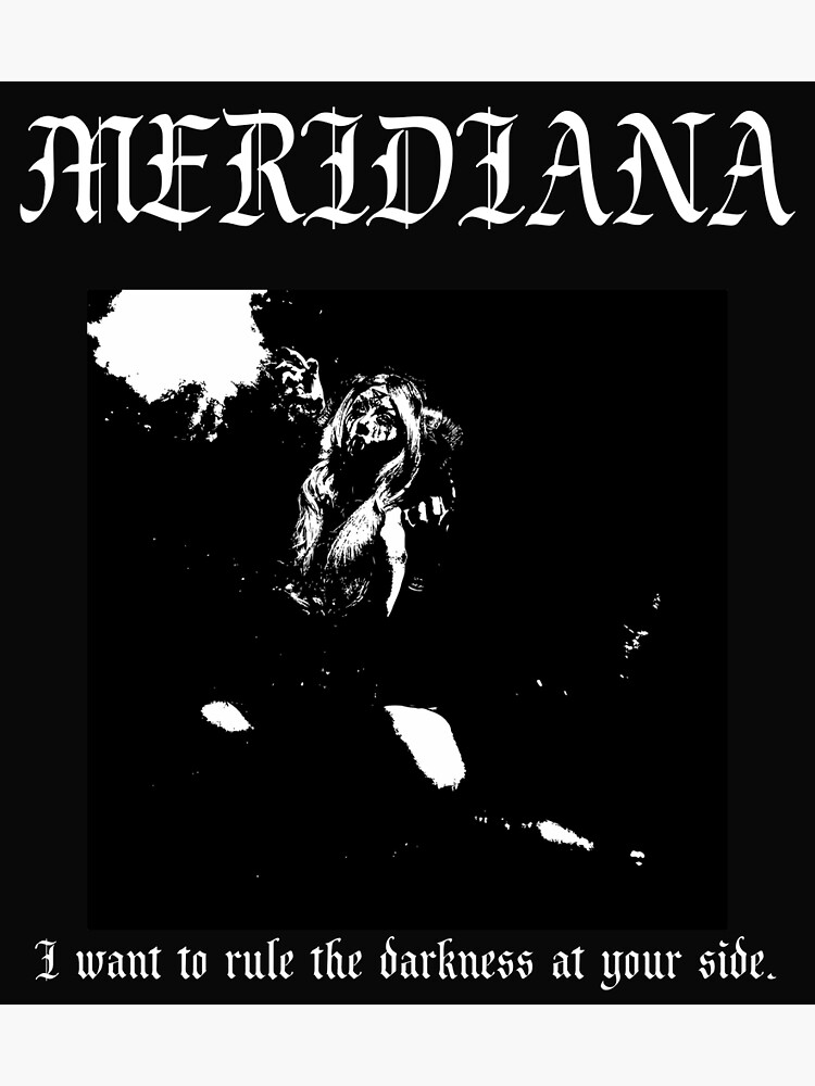 "Meridiana The Dark Angel" Poster For Sale By CarteBlacDesign | Redbubble