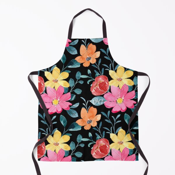 Item preview, watercolor colorful African daisy flower pattern designed and sold by PrixSympa.