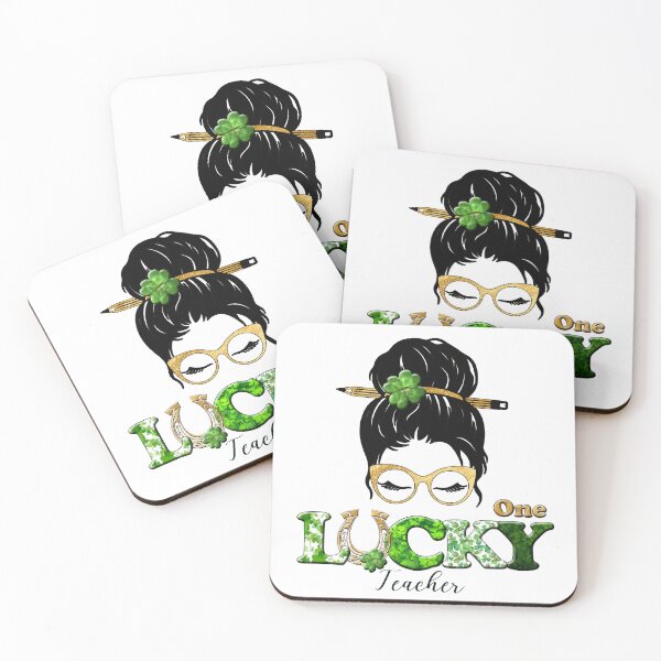 Item preview, Happy St Patricks Day Cute One Lucky Teacher designed and sold by Apoorv Choudhary.