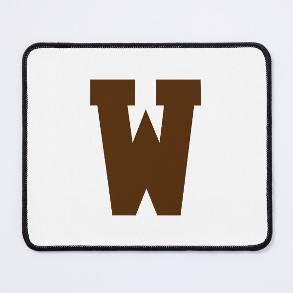 Item preview, Alphabet, Brown W, Sports letter W designed and sold by TheCultStuff.