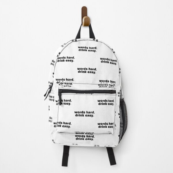 Item preview, Words Hard Drink Easy designed and sold by WPahat.