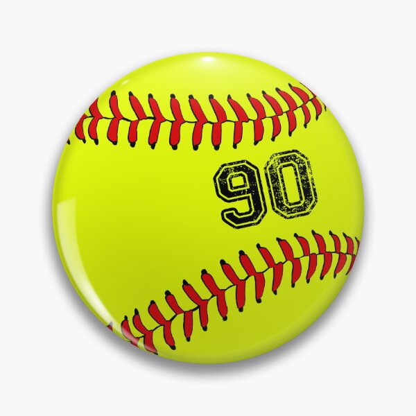 Item preview, Softball ball number 90, ninety  designed and sold by TheCultStuff.