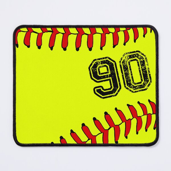 Item preview, Softball ball number 90, ninety designed and sold by TheCultStuff.