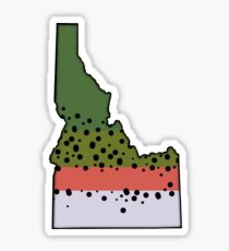 Idaho Rainbow Trout Love Sticker