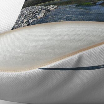 Alternate view of Port Cornaa Throw Pillow