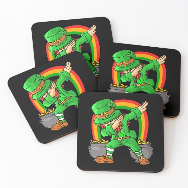 Item preview, St Patricks Day Dabbing Leprechaun Irish Shamrock Boys Kids Men Gifts Dab designed and sold by Fleyshop.