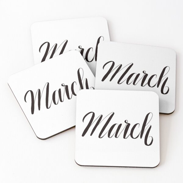 Item preview, March with beautiful writing designed and sold by JAG2B.