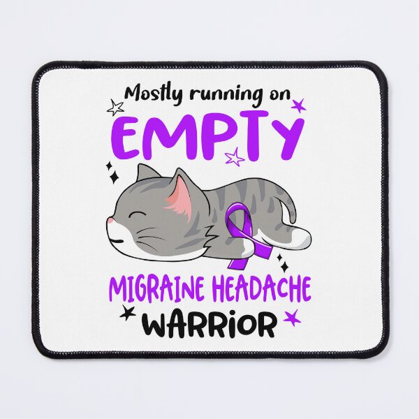 Item preview, Migraine Headache Awareness, Mostly Running on Migraine Headache Warrior designed and sold by Tammyilaria.