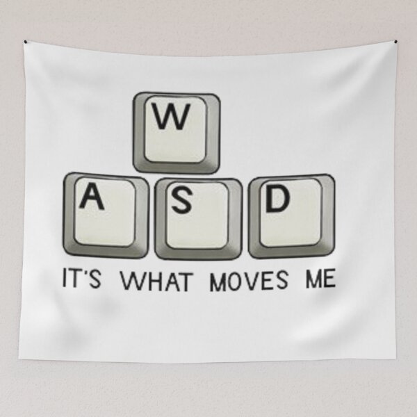 Item preview, WASD IT'S WHAT MOVES ME CLASSIC T-SHIRT designed and sold by CastorWorks.
