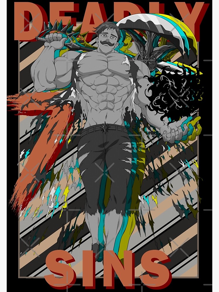 Escanor Lion Sin Of Pride The Seven Deadly Sins Nanatsu No Taizai Monochrome Rgb Design 3368