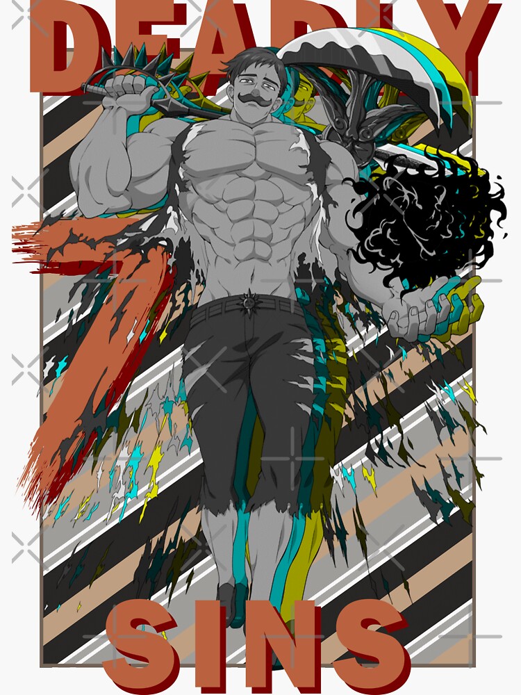 Escanor Lion Sin Of Pride The Seven Deadly Sins Nanatsu No Taizai Monochrome Rgb Design 1567