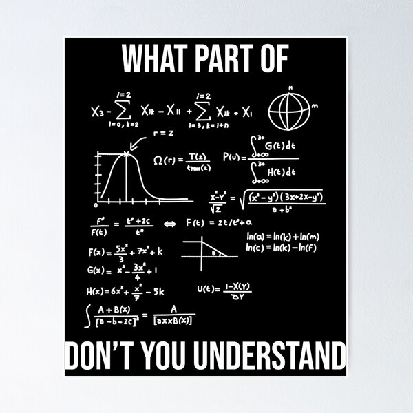 Item preview, What Part Of Dont You Understand Funny Mechanical Engineer Mathematician designed and sold by SanaiColton.
