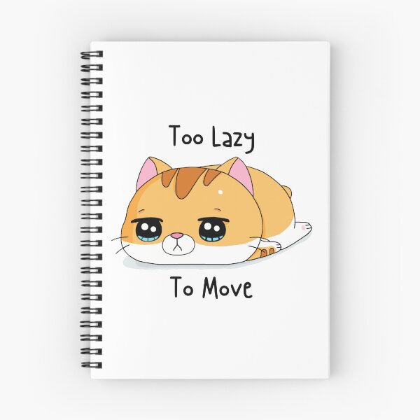 Item preview, Too Lazy To Move Cute Orange Tabby Cat designed and sold by quinellie.