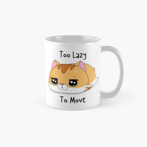 Item preview, Too Lazy To Move Cute Orange Tabby Cat designed and sold by quinellie.