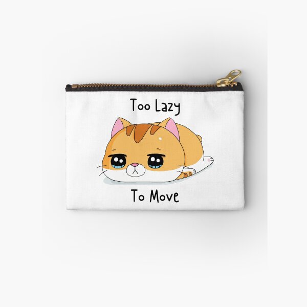 Item preview, Too Lazy To Move Cute Orange Tabby Cat designed and sold by quinellie.