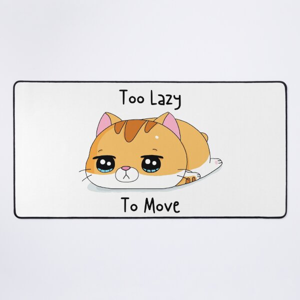 Item preview, Too Lazy To Move Cute Orange Tabby Cat designed and sold by quinellie.