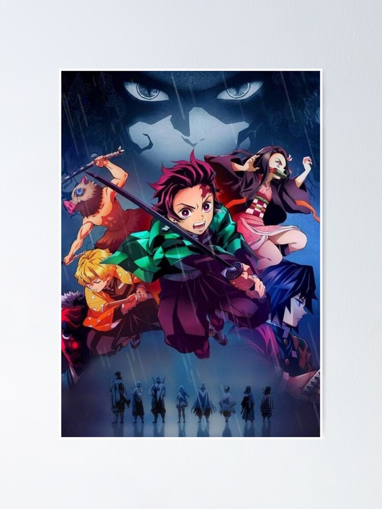 "Demon Slayer: Kimetsu no Yaiba - Entertainment District Arc" Poster by - Demon Slayer: Kimetsu No Yaiba Entertainment District Arc: Season 3