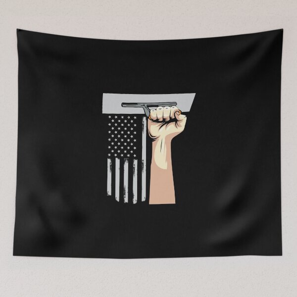 Item preview, Patriotic Concrete Finisher Construction Worker USA Flag design designed and sold by KaizenNU.