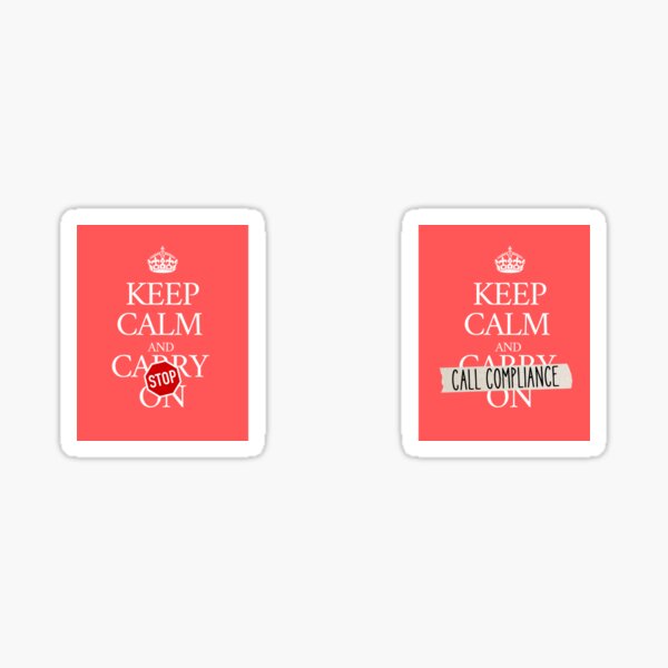 Keep calm (stickers, magnets) Sticker